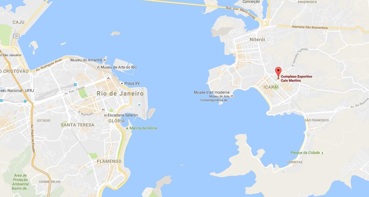 Mapa stadionu Caio Martins