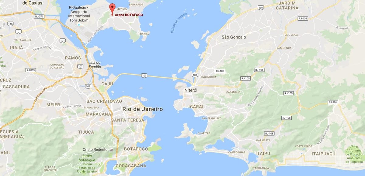 Mapa stadionu Luso-Brasileiro