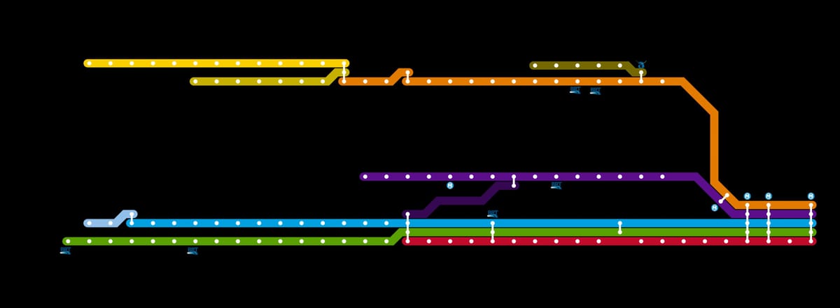 Mapa SuperVia Rio - Linky
