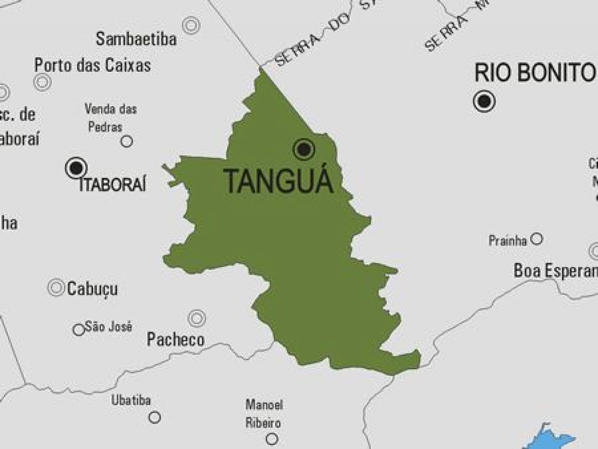 Mapa Tanguá obce