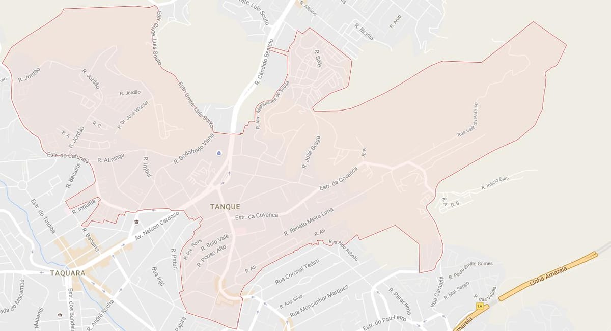 Mapa Tanque