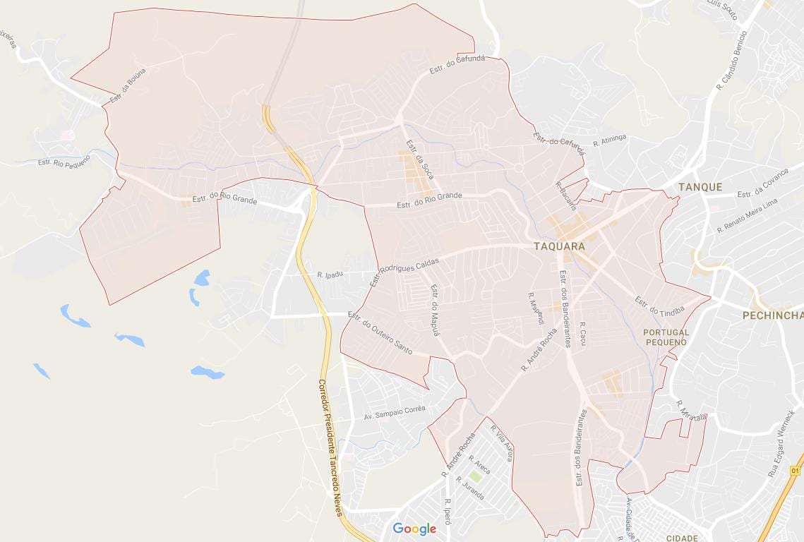 Mapa Taquara