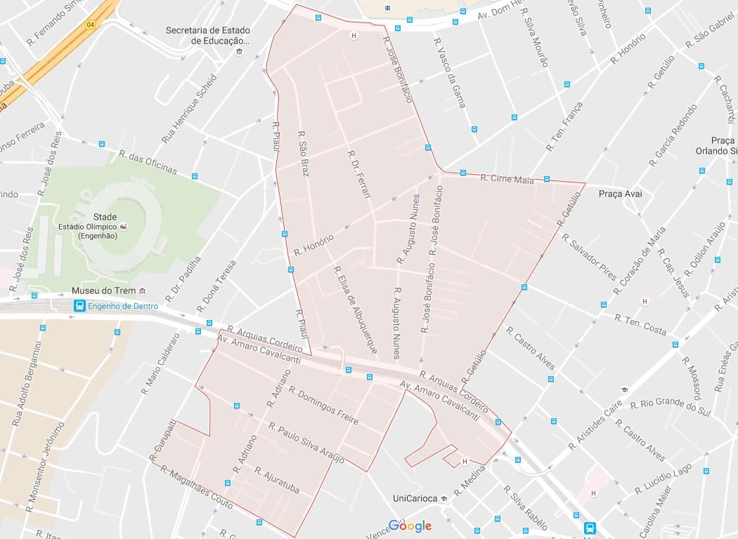 Mapa Todos os Santos