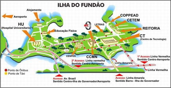 Mapa UFRJ