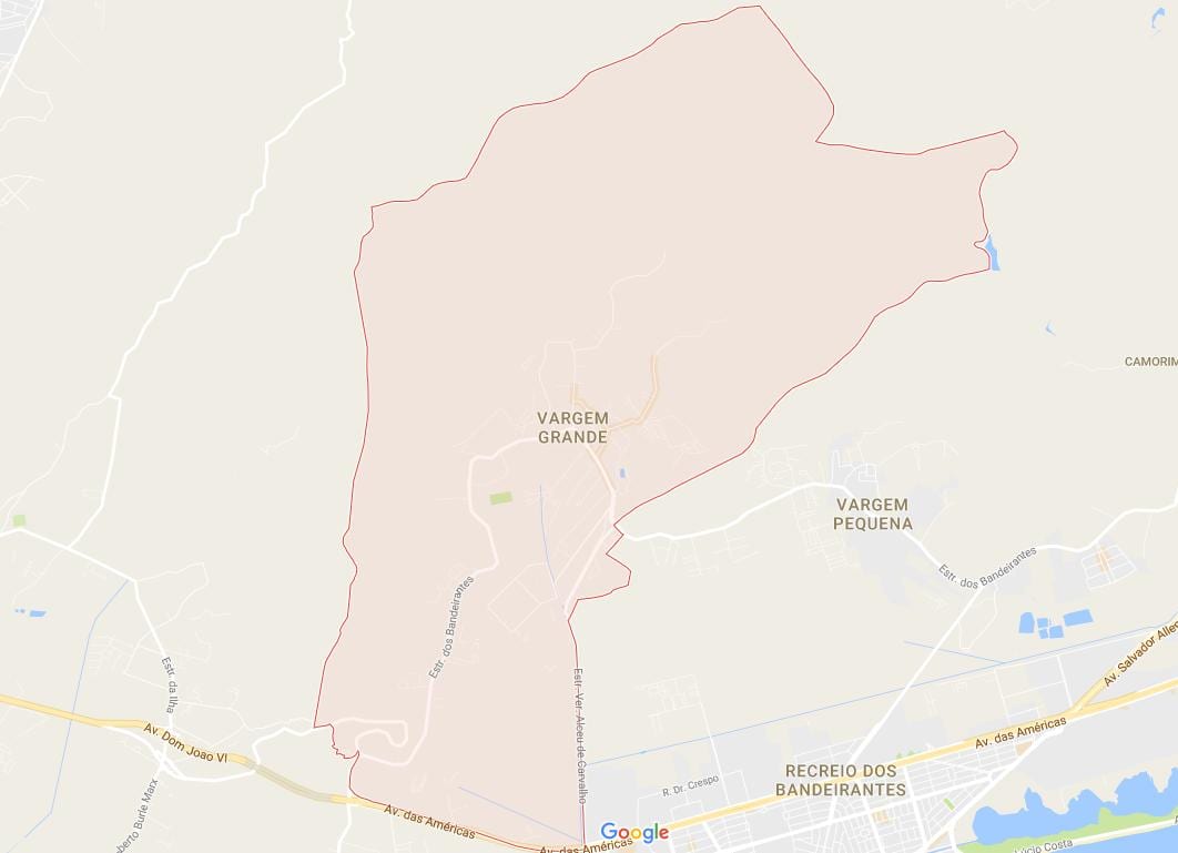 Mapa Vargem Grande