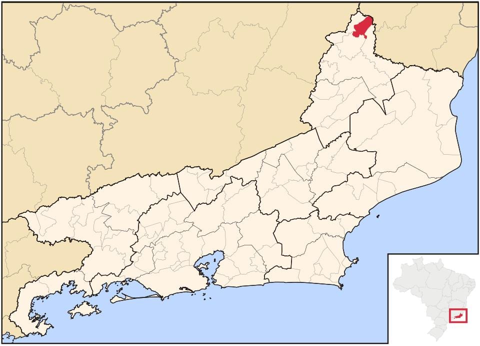 Mapa Varre Sai