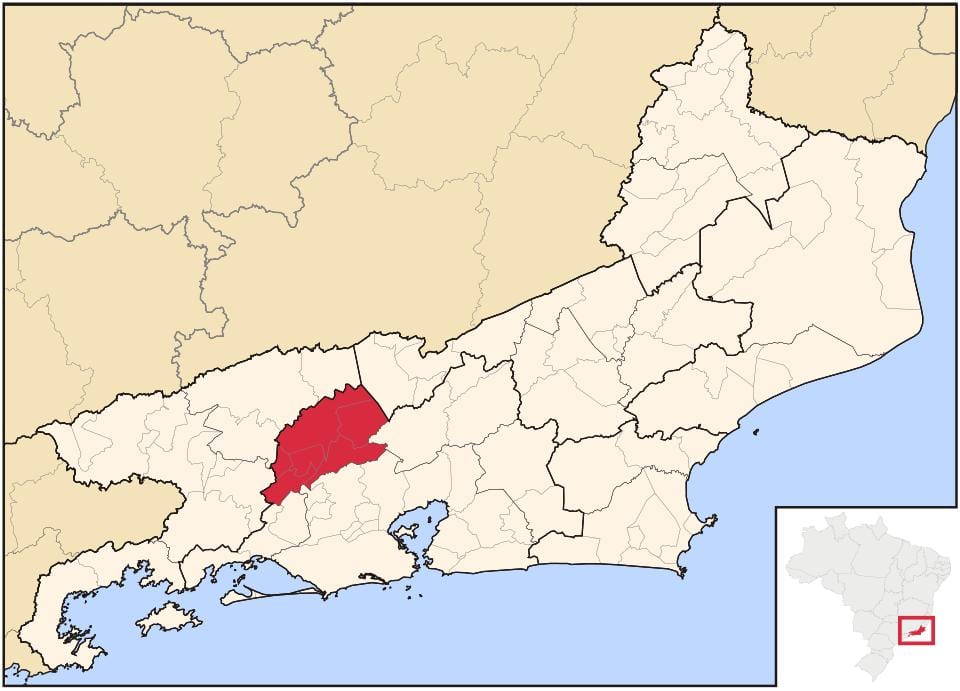 Mapa Vassouras