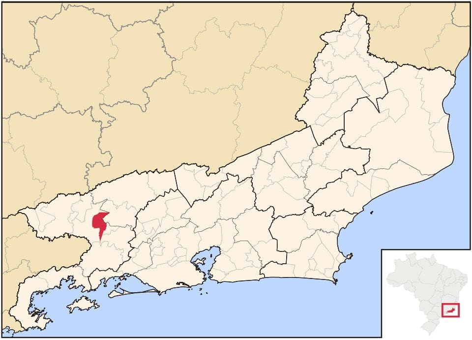 Mapa Volta Redonda
