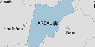 Mapa Areálu obce