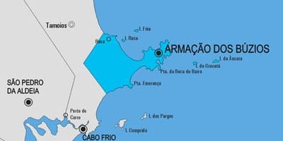 Mapa Armação dos Búzios obce