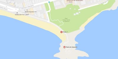 Mapa Arpoador