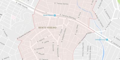 Mapa Bento Ribeiro