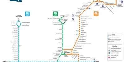 Mapa BRT Rio de Janeiro