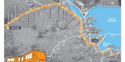 Mapa BRT TransBrasil