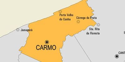 Mapa Cardoso Moreira obce