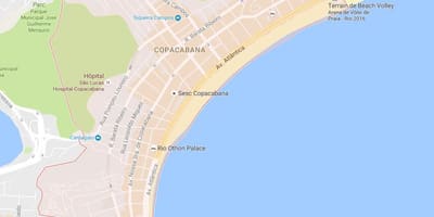 Mapa Copacabana
