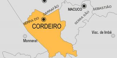 Mapa obce Cordeiro
