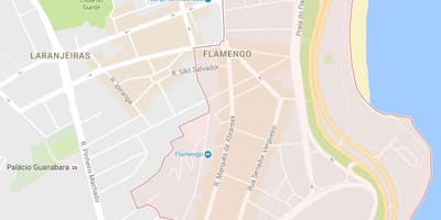 Mapa Flamengo