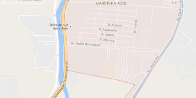Mapa Gardênia Azul