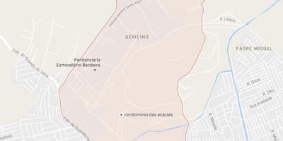 Mapa Gericinó