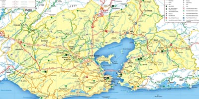 Mapa Guanabara bay