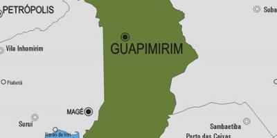 Mapa obce Guapimirim
