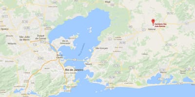 Mapa hřbitova São João Batista
