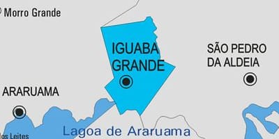 Mapa Iguaba Grande obce