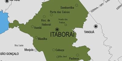 Mapa obce Itaboraí