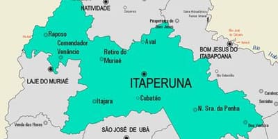 Mapa Itaperuna obce