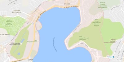 Mapa Lagoa
