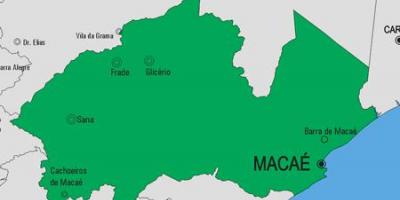 Mapa Macaé obce