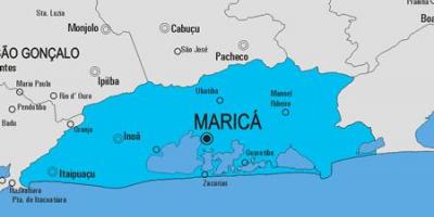 Mapa obce Maricá