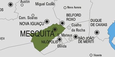 Mapa Mesquita obce