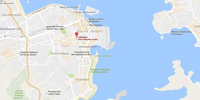 Mapa Metropolitní Katedrála Saint Sebastian
