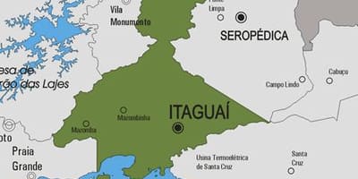 Mapa obec Itaguaí