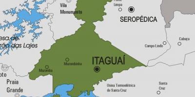 Mapa obec Itaguaí