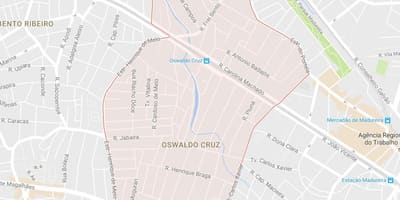 Mapa Oswaldo Cruz