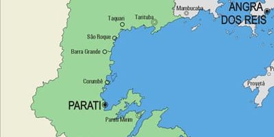 Mapa Parati obce
