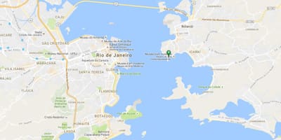 Mapa pláž Boa Viagem