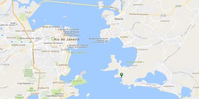 Mapa pláž Forte Imbuí