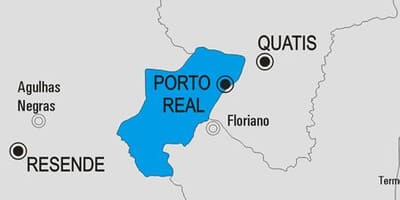 Mapa Porto Real obce