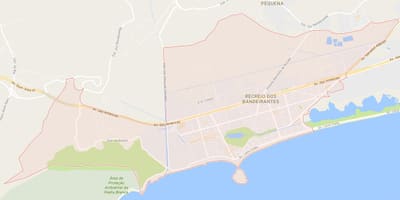 Mapa Rekreace dos Bandeirantes