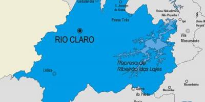 Mapa Rio Claro obce
