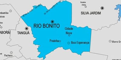 Mapa Rio das Flores obce