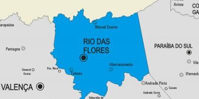 Mapa Rio das Ostras obce