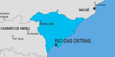 Mapa Rio de Janeiro obce