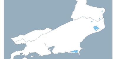 Mapa Rio de Janeiro vektor