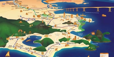 Mapa Rio památky