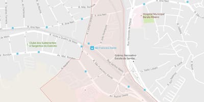 Mapa São Francisco Xavier